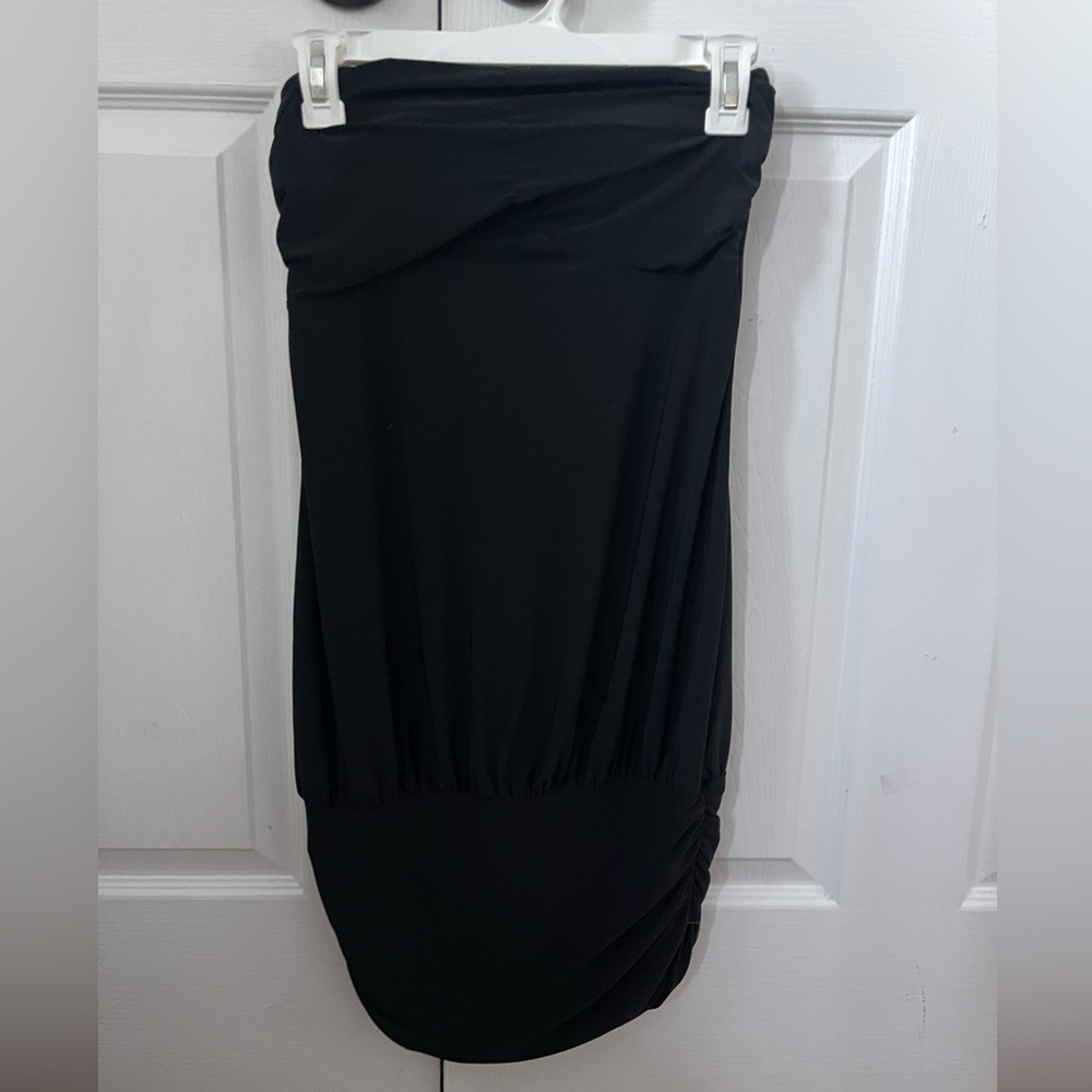 Vintage Wet Seal Elegant Black Strapless/Tube Dress